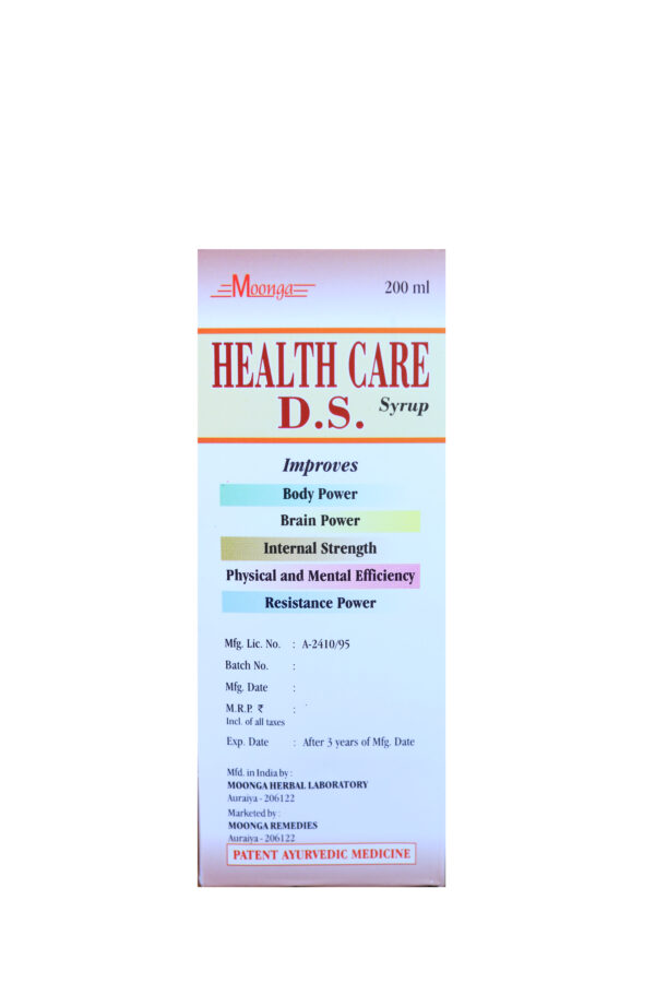 HEALTH CARE D.S. Syrup – Ayurvedic Energy & Stamina Booster (200ml) - Image 3