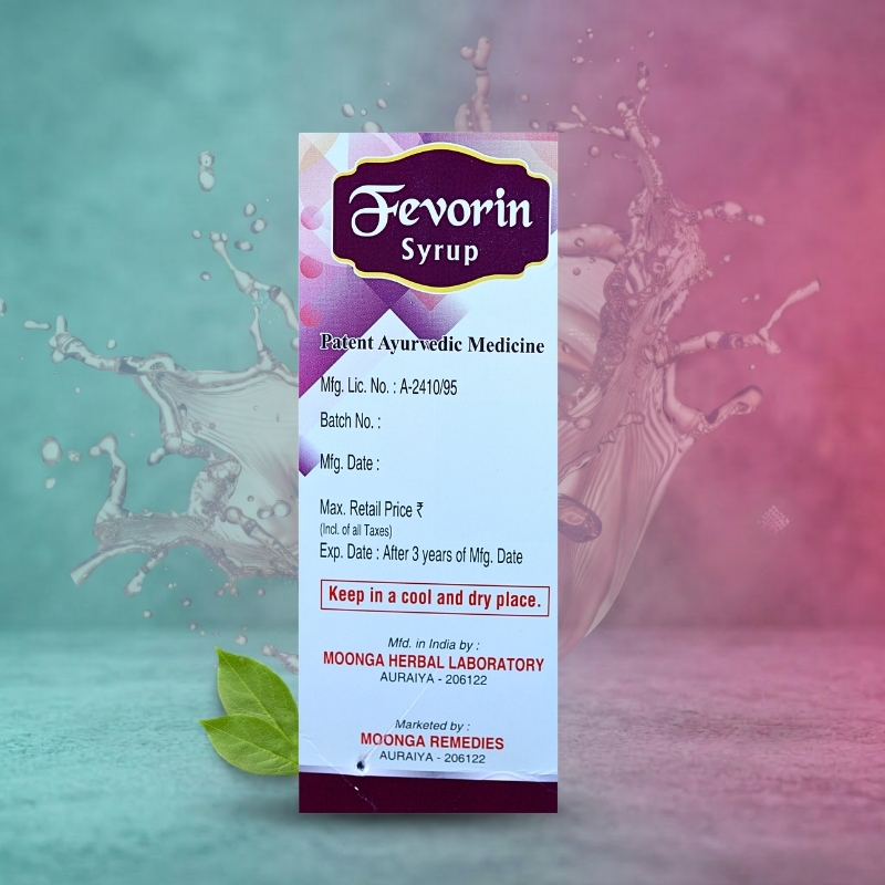 FEVORIN Syrup – Ayurvedic Fever & Immunity Booster (100ml) - Image 2