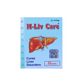 M-Liv Care Capsules – Ayurvedic Liver Support & Detox (6 x 10 Capsules)