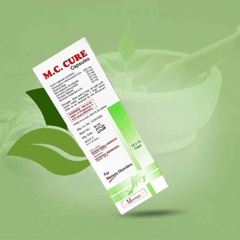 M.C. CURE Capsules – Ayurvedic Medicine for Menses Disorders - Image 2