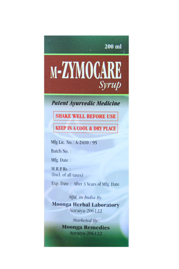 M-ZYMOCARE Syrup – Ayurvedic Digestive Tonic for Appetite & Digestion - Image 4