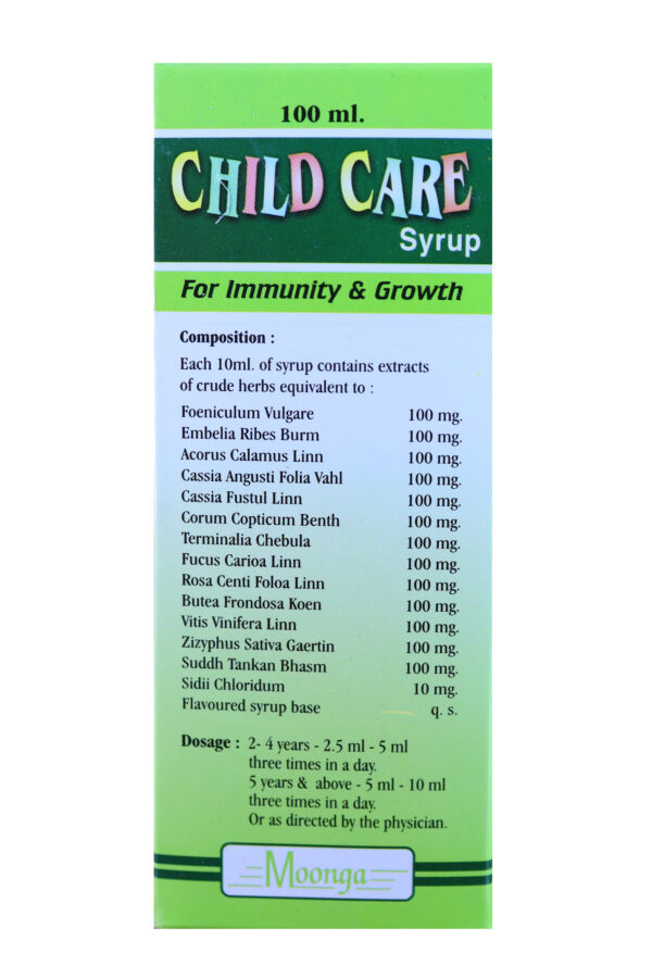 CHILD CARE Syrup – Ayurvedic Immunity & Growth Booster (100ml) - Image 3