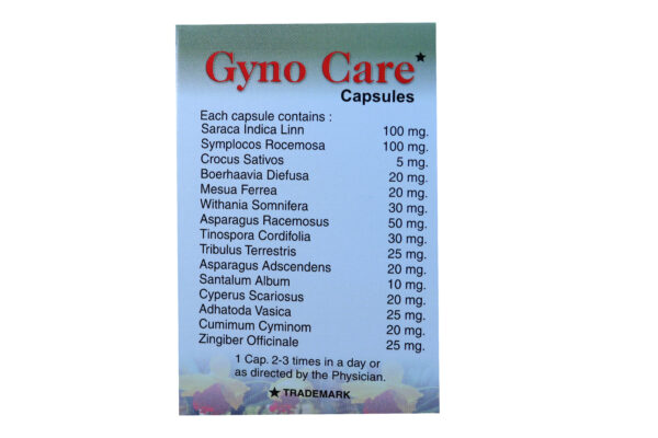 Gyno Care Capsules - Ayurvedic Herbal Support for Women's Reproductive Health - Image 3