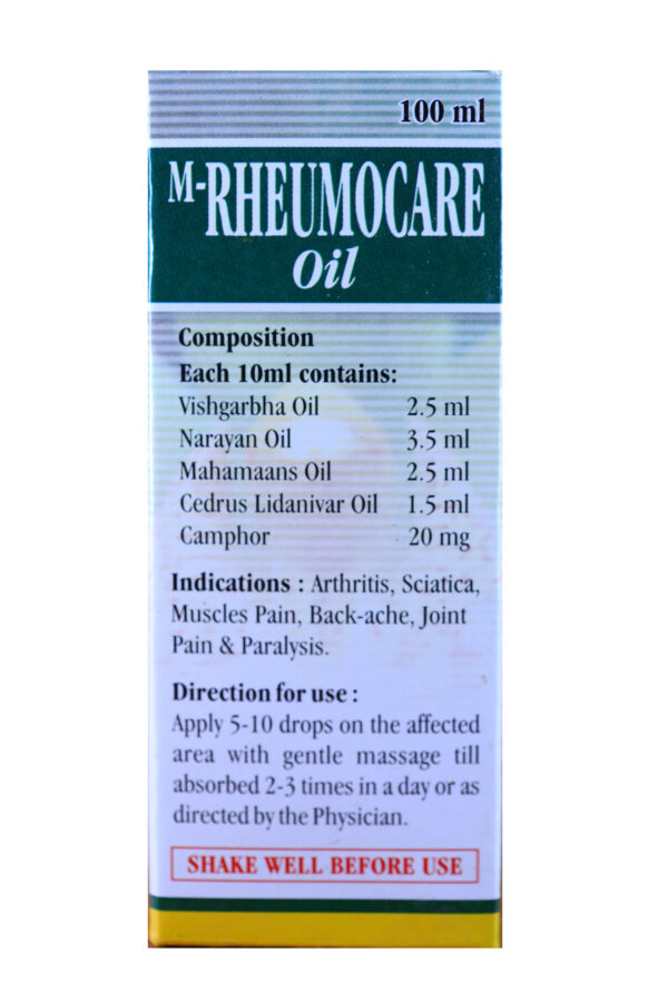 M-RHEUMOCARE Oil – Ayurvedic Joint & Muscle Pain Relief Oil - Image 4