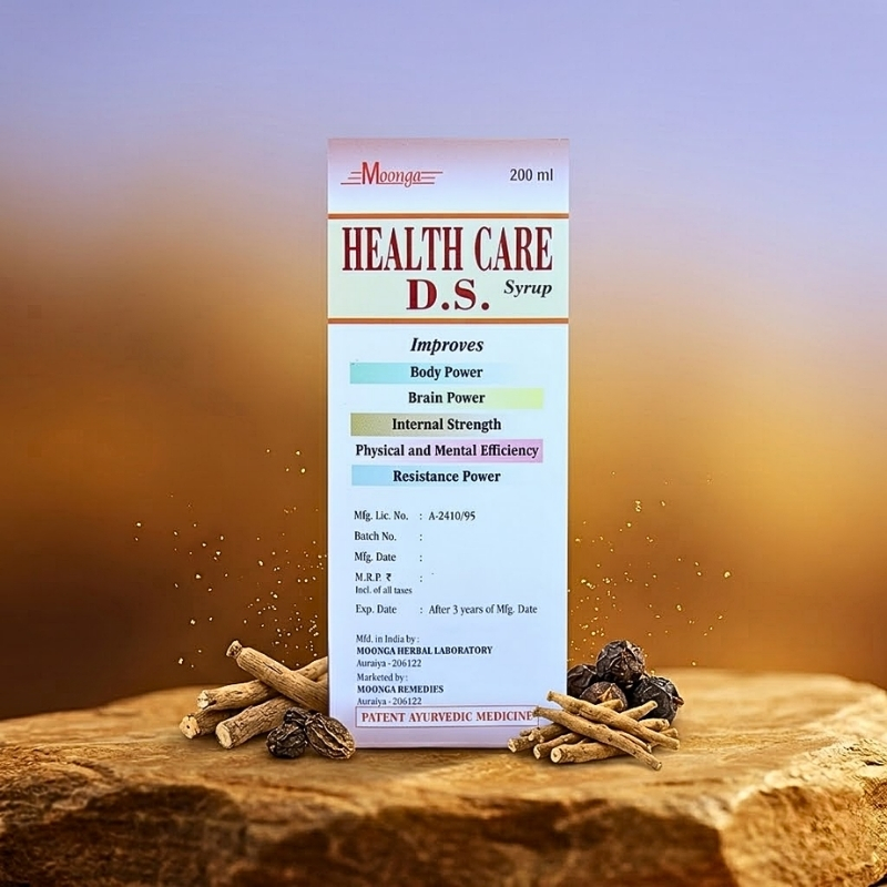 HEALTH CARE D.S. Syrup – Ayurvedic Energy & Stamina Booster (200ml) - Image 4