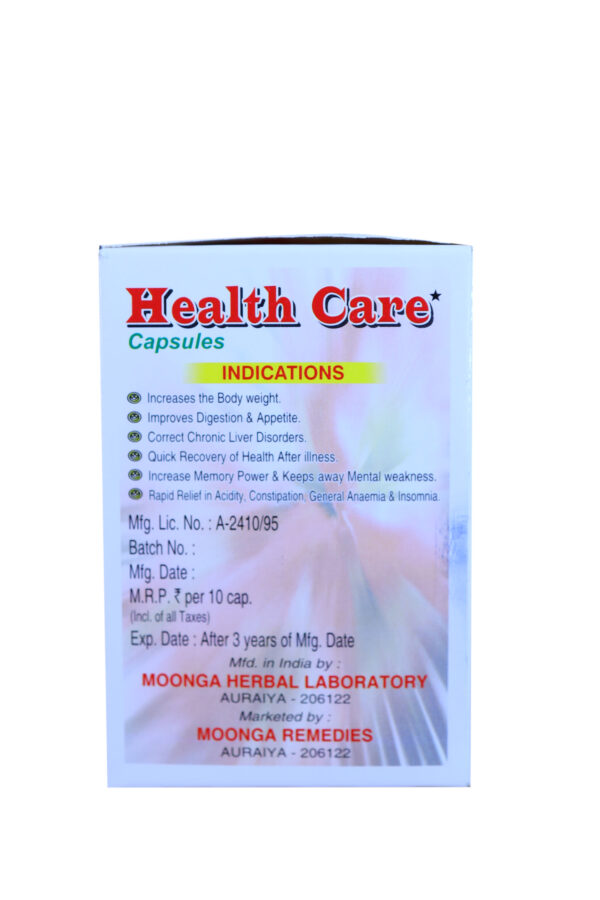 Health Care Capsules - Ayurvedic Herbal Supplement for Body Fitness & Wellness - Image 4