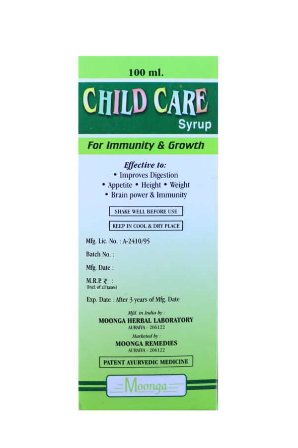CHILD CARE Syrup – Ayurvedic Immunity & Growth Booster (100ml) - Image 4