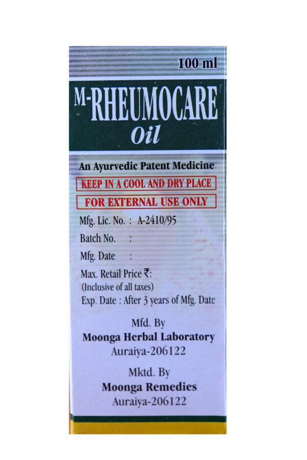 M-RHEUMOCARE Oil – Ayurvedic Joint & Muscle Pain Relief Oil - Image 3