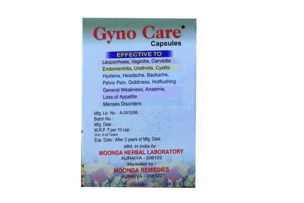 Gyno Care Capsules - Ayurvedic Herbal Support for Women's Reproductive Health - Image 4