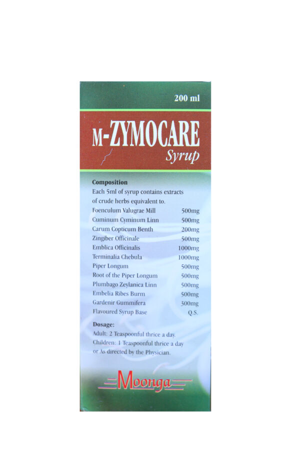 M-ZYMOCARE Syrup – Ayurvedic Digestive Tonic for Appetite & Digestion - Image 3