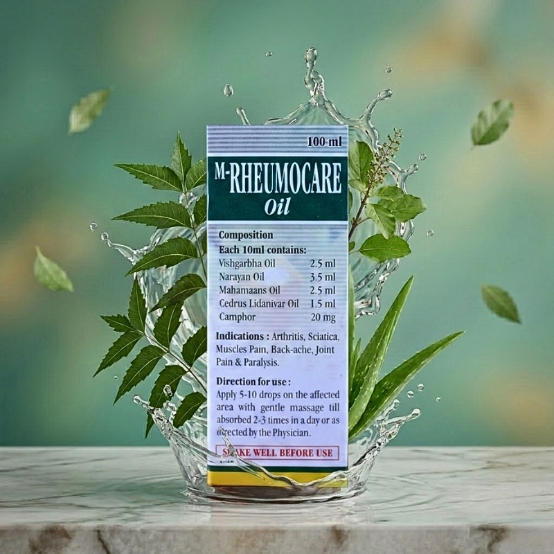 M-RHEUMOCARE Oil – Ayurvedic Joint & Muscle Pain Relief Oil - Image 5