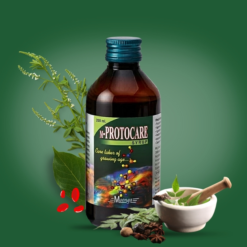 M-PROTOCARE Syrup – Ayurvedic Growth & Immunity Booster (200ml) - Image 3
