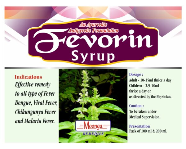 FEVORIN Syrup – Ayurvedic Fever & Immunity Booster (100ml) - Image 6